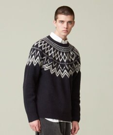 J.PRESS YORK STREET 【UNISEX】FOXMIXノルディック ニット