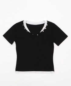 WEGO ドットボタンレイヤードTOP