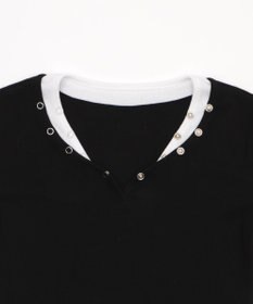 WEGO ドットボタンレイヤードTOP