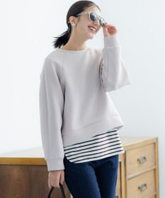 組曲 L ダンボールジャージー ショート丈プルオーバー