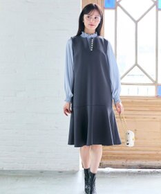 Feroux パール付きダンボール ジャンパースカート