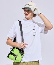 PW CIRCULUS 【MEN】メッシュコンビ モックネック ゴルフ ホワイト系