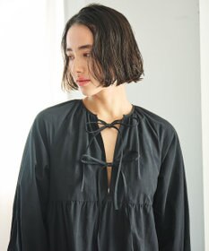 #Newans 【撥水加工/洗濯機可能】〈全身をさりげなくカバー〉リラクシーティアードワンピース