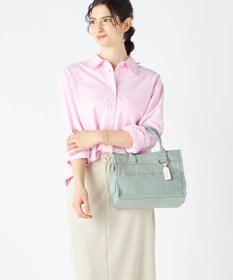 LA BAGAGERIE チャーム付きデニムバッグ Sサイズ