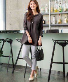 Tiaclasse 日本製シーズンレスエアシルキーパンツ