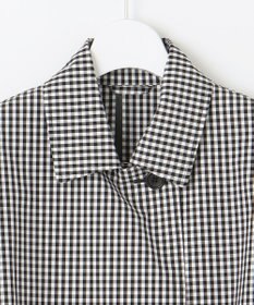 J.PRESS LADIES S 【洗える】 GIZAコットンギンガム ステンカラー コート