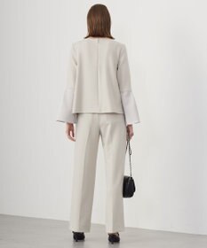 ICB L 【洗える】ミリオーネダンボールニットブラウス