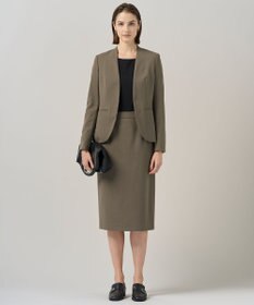 ICB 【UVカット・洗える】ウール2WAYストレッチ タイトスカート