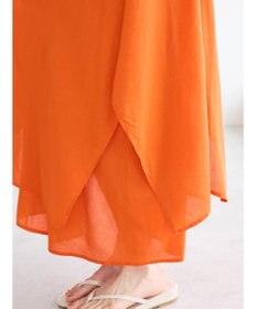 CRAFT STANDARD BOUTIQUE インド綿混フレアワンピース