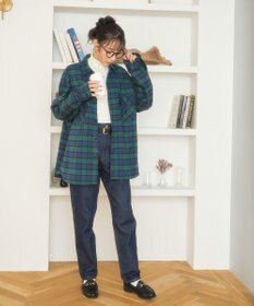 WEGO 【ユニセックス着用ITEM/SMLサイズ展開】チェックネルシャツ