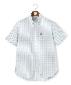 J.PRESS MEN 【Aero Weave】クールマックスサッカー チェック シャツ / B.D.