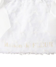 Maison de FLEUR レースダブルリボン２Ｗａｙトートバッグ