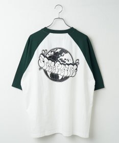 WEGO 【ユニセックス着用ITEM/】グラフィックラグランBIGT（S）