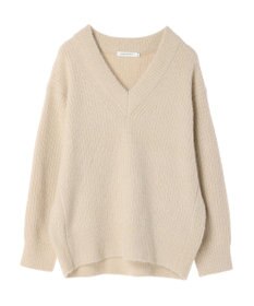 AMERICAN HOLIC モールヤーン片畦Ｖネックニットプルオーバー