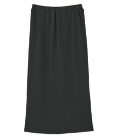 earth music&ecology 【コットン混】カットリブナロースカート