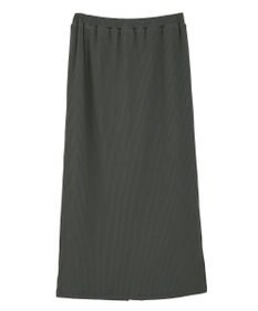 earth music&ecology 【コットン混】カットリブナロースカート