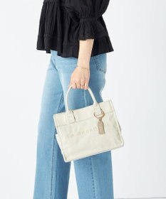LA BAGAGERIE チャーム付きデニムバッグ Sサイズ