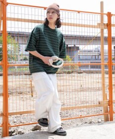 WEGO ワンポイントボーダーT