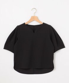 組曲 S 【WEB限定】ジョーゼットジャージーランタンスリーブ5分袖 ブラウス