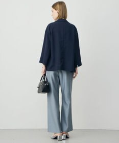 ICB L ドライアセテートスラブ 8分袖ジャケット