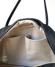 FOLNA RD ソフトレザースクエアボストンバッグ