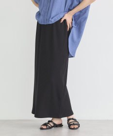 earth music&ecology 【コットン混】カットリブナロースカート