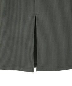 earth music&ecology 【コットン混】カットリブナロースカート