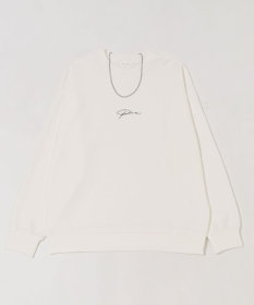 WEGO 【ユニセックス着用ITEM/2点SET/MLサイズ展開】アクセ付きフォトグラフィックプルオーバー