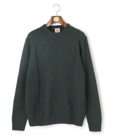 J.PRESS MEN 【WEB・一部店舗限定】ケーブルクルーネック ニット