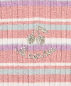 ANY KIDS 七分袖 テレコボーダー Tシャツ