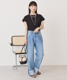 AMERICAN HOLIC 【先行予約】【抗菌防臭】フレンチスリーブプルオーバー
