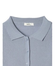 earth music&ecology リブコンパクトカーディガン