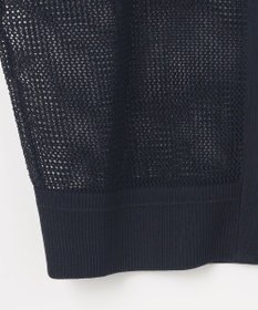 ANY SIS 【洗える】メッシュニット ブルゾン