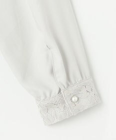 J.PRESS LADIES S 【洗える】ヌーディスバックサテン ボウタイ ブラウス