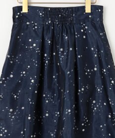 組曲 スターリットプリント タックフレアスカート