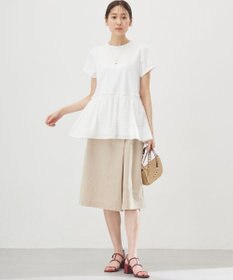 組曲 S 華感フレア カットソー