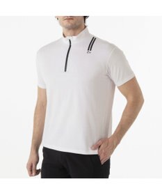 ZERO HALLIBURTON 【吸水速乾・UVケア】 ダブルリブ着心地ジッパーモックネックTシャツ ZHG-M5S7d 82955