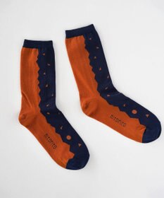 nitorito 【UNISEX】米沢オリジナル柄 mountain&moon 靴下