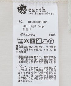 earth music&ecology フロントリボンシアーチュニック