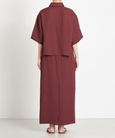 NAVE 【ReNAVE　洗える】アセテートギャバシャツ