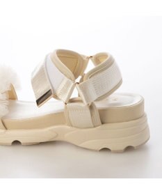 MODE ET JACOMO <carino>チュール付スポーツサンダル