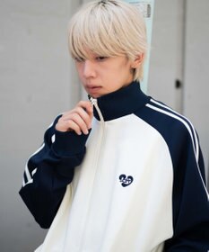 WEGO 【ユニセックスITEM/MLサイズ展開】ラグランライントラックジャケット