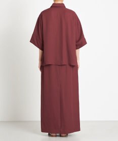 NAVE 【ReNAVE　洗える】アセテートギャバシャツ