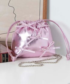 WEGO 巾着チェーンショルダー