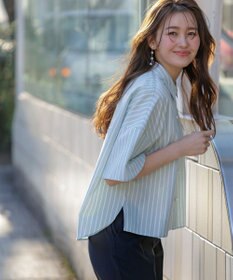 ANY SIS 【洗える】ペタルスリーブ シャツ