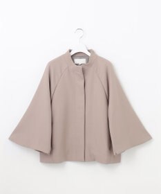 自由区 S ライトウールダブルクロススタンドカラー ジャケット