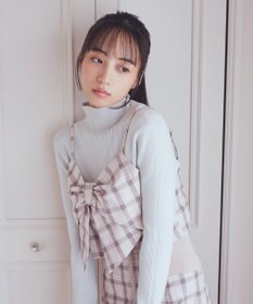 earth music&ecology リボンドレープビスチェ