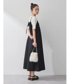 earth music&ecology バックリボンキャミワンピース