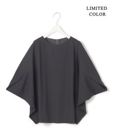 ICB 【新色追加・WEB限定カラーあり・UVケア・接触冷感・速乾・防シワ・洗える】FluidBackSatin ドルマンスリーブブラウス