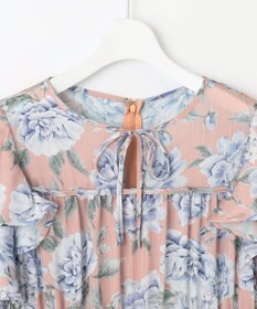 Feroux 【洗える】フラワープリント ワンピース